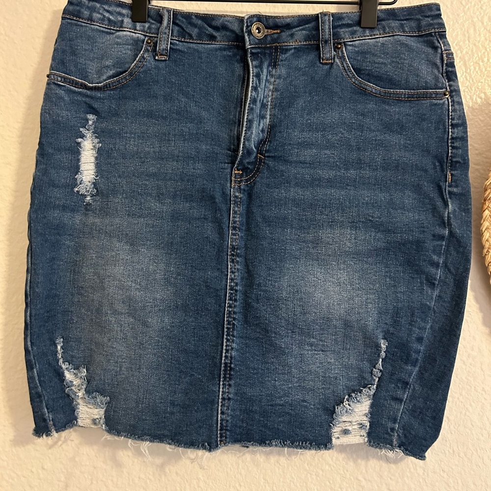WAX Jean Skirt